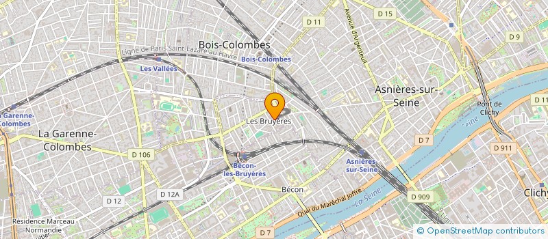 localisation de l'entreprise SCI MSI  ASNIERES-SUR-SEINE