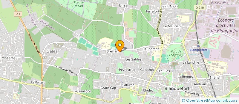 localisation de l'entreprise SCI MSI 956 à BLANQUEFORT