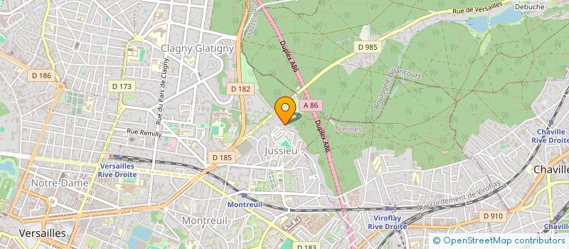 localisation de l'entreprise SCI MSIRDA à VERSAILLES