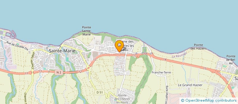 localisation de l'entreprise SCI MSJE à SAINTE-MARIE