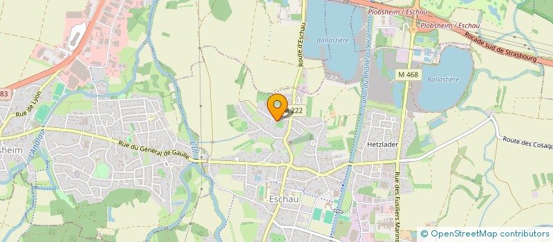 localisation de l'entreprise SCI MSJP  ESCHAU