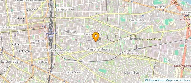 localisation de l'entreprise SCI MSJR PAUL  LYON