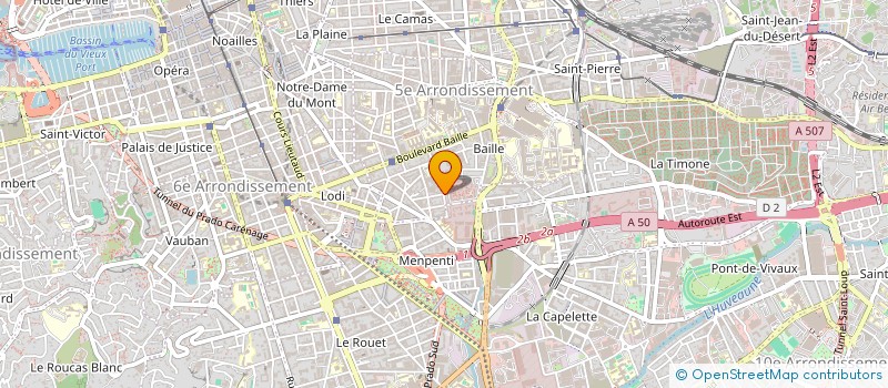 localisation de l'entreprise SCI MSK à MARSEILLE