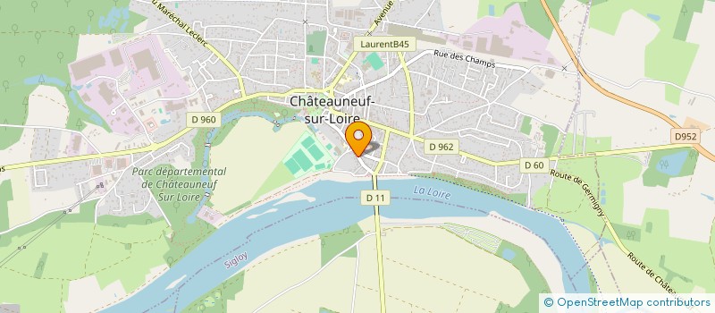 localisation de l'entreprise SCI-MSL  MEUNG-SUR-LOIRE