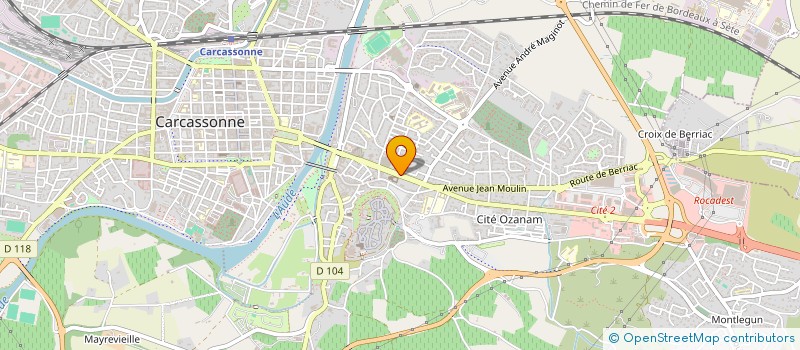 localisation de l'entreprise SCI MSM à CARCASSONNE