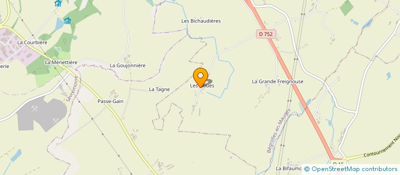 localisation de l'entreprise SCI MSM  BEGROLLES-EN-MAUGES