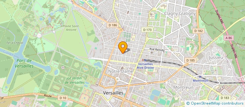 localisation de l'entreprise SCI MSM & G à VERSAILLES