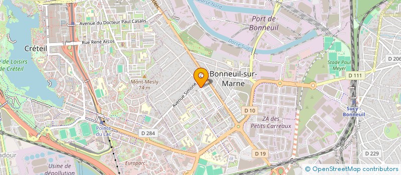 localisation de l'entreprise SCI MSM LAM à BONNEUIL-SUR-MARNE