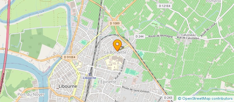 localisation de l'entreprise SCI MSMC LIBOURNE  LIBOURNE