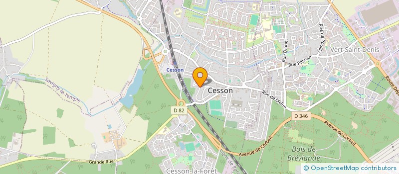 localisation de l'entreprise SCI MSN  CESSON