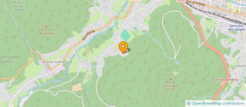 localisation de l'entreprise SCI MSO  SAINT-DIE-DES-VOSGES