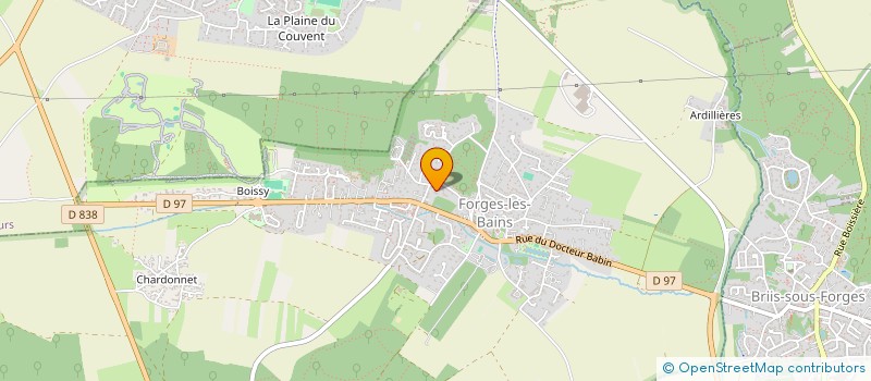 localisation de l'entreprise SCI MSO  FORGES-LES-BAINS