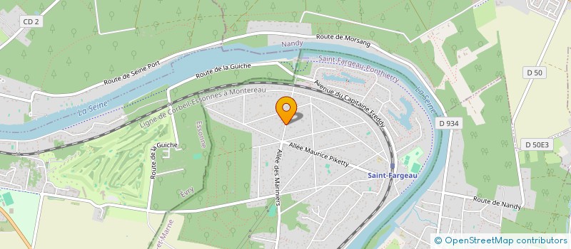 localisation de l'entreprise SCI MSOT  SAINT-FARGEAU-PONTHIERRY