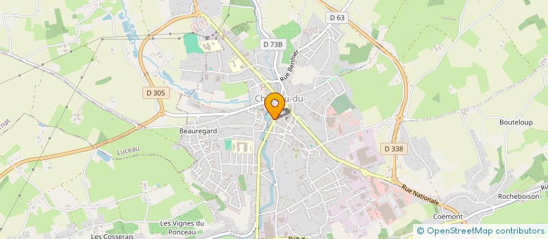 localisation de l'entreprise SCI MSP  MONTVAL-SUR-LOIR