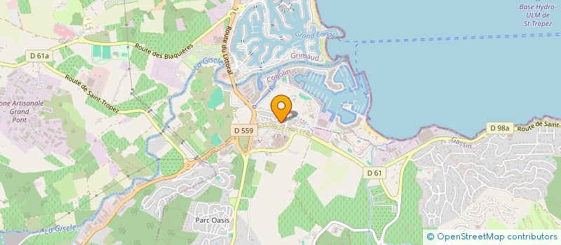 localisation de l'entreprise SCI MSP  COGOLIN