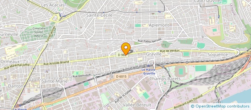 localisation de l'entreprise SCI MSQE à LE HAVRE