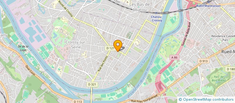 localisation de l'entreprise SCI MSR  CROISSY-SUR-SEINE