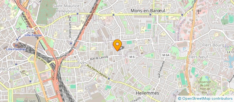 localisation de l'entreprise SCI MSSC à LILLE