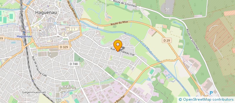 localisation de l'entreprise SCI MSSKHAG  HAGUENAU