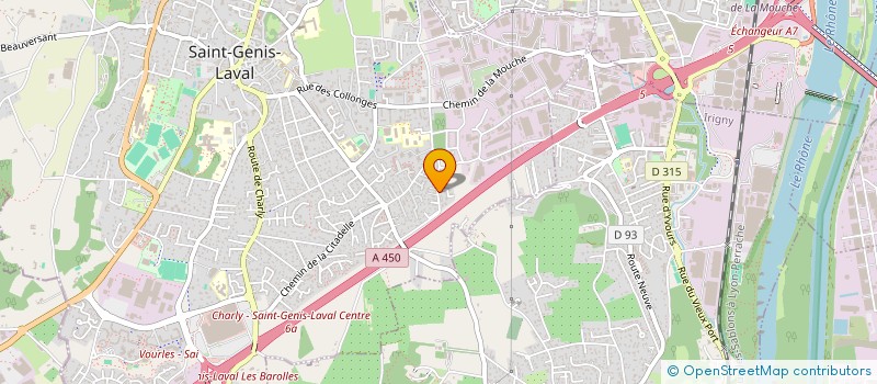 localisation de l'entreprise SCI MSSNN  SAINT-GENIS-LAVAL