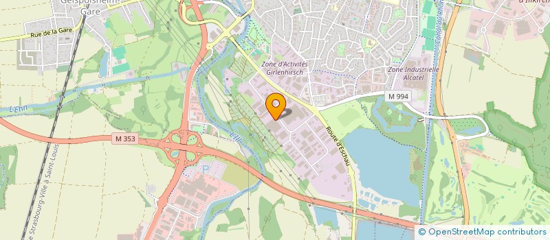 localisation de l'entreprise SCI MST  ILLKIRCH-GRAFFENSTADEN