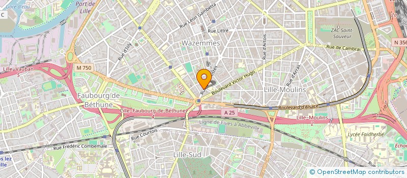 localisation de l'entreprise SCI MT à LILLE