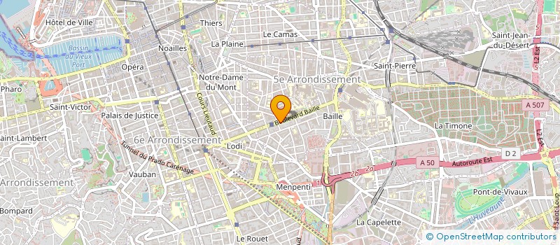 localisation de l'entreprise SCI MT CAPITAL à MARSEILLE