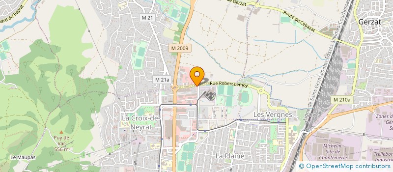 localisation de l'entreprise SCI MT FAMILLY  CLERMONT-FERRAND