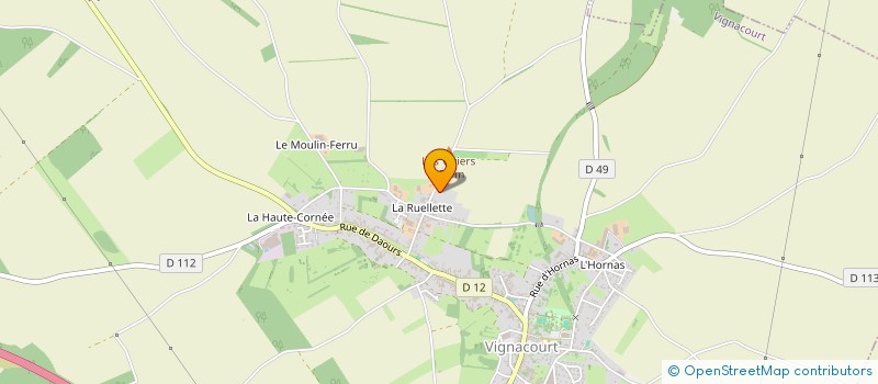 localisation de l'entreprise SCI MT GUILLOUARD  VIGNACOURT