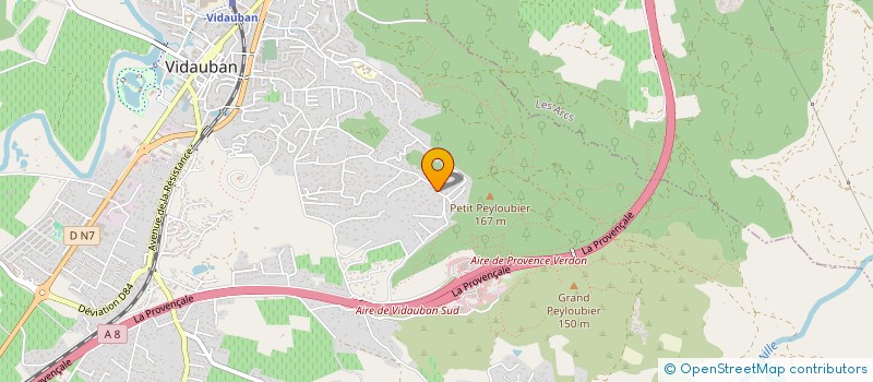 localisation de l'entreprise SCI MT M.A.N COTE OUEST NANTES BOUFFAY  VIDAUBAN