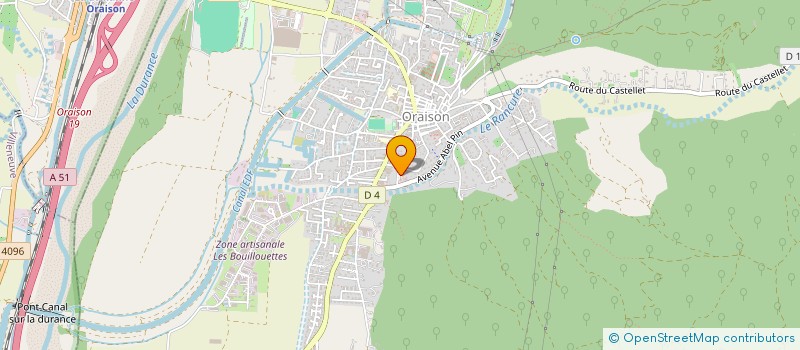 localisation de l'entreprise SCI MT NOVALOC  ORAISON