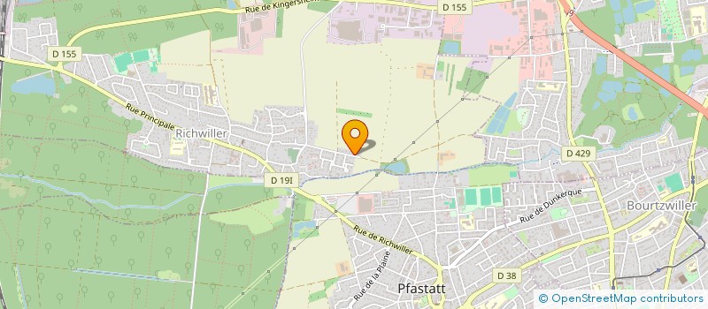 localisation de l'entreprise SCI MT2A  RICHWILLER