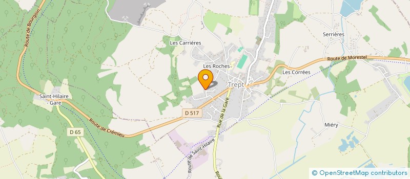 localisation de l'entreprise SCI MT4  TREPT