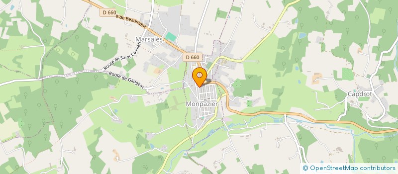 localisation de l'entreprise SCI MTA  MONPAZIER