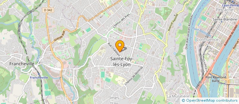 localisation de l'entreprise SCI MTAC2  SAINTE-FOY-LES-LYON