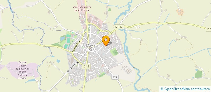 localisation de l'entreprise SCI MTB  LE MAY-SUR-EVRE