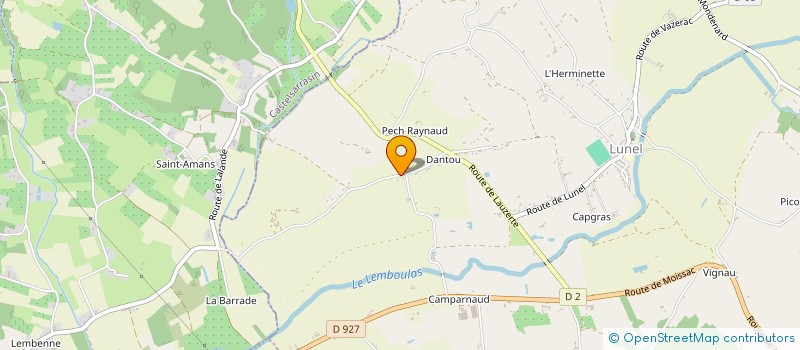 localisation de l'entreprise SCI MTB82  LAFRANCAISE