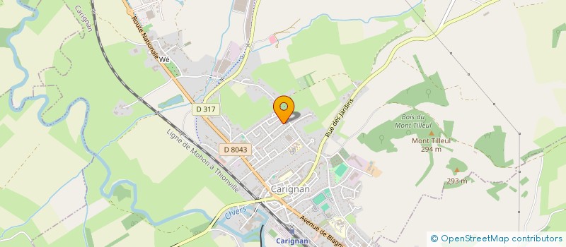 localisation de l'entreprise SCI MTBP  CARIGNAN