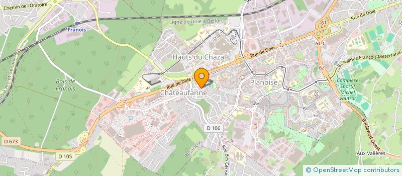 localisation de l'entreprise SCI MTBTP CONSTRUCTIONS  BESANCON