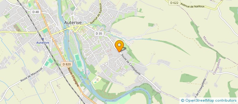 localisation de l'entreprise SCI MTC BLANC IMMO  AUTERIVE