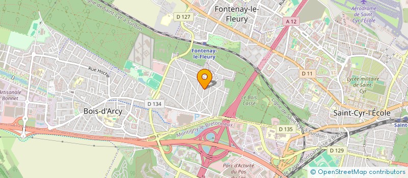 localisation de l'entreprise SCI MTCR  BOIS-D'ARCY