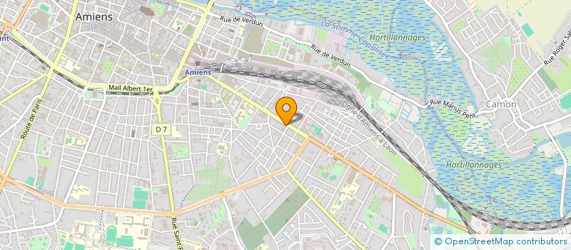 localisation de l'entreprise SCI MTD à AMIENS