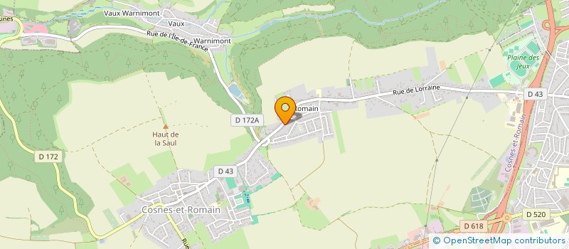 localisation de l'entreprise SCI MTEC  COSNES-ET-ROMAIN