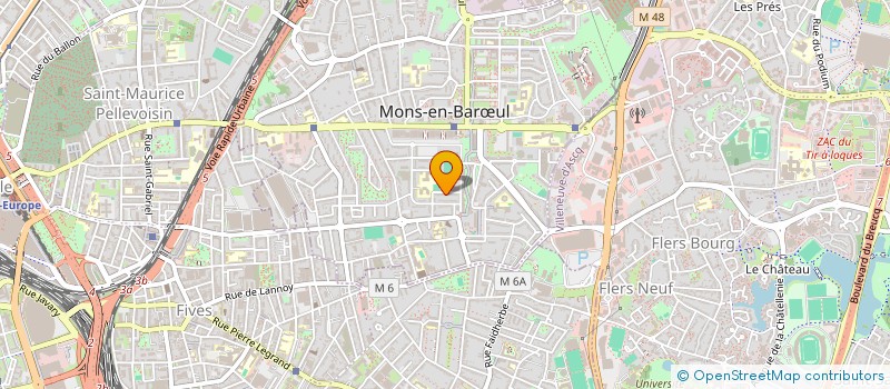 localisation de l'entreprise SCI MTF  MONS-EN-BARUL