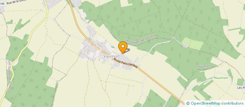 localisation de l'entreprise SCI MTF  VAUMORT