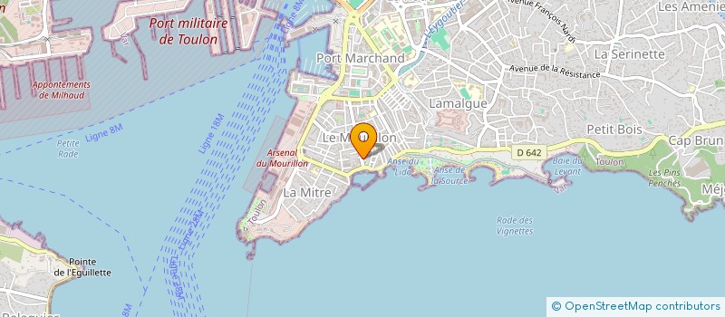 localisation de l'entreprise SCI MTFLO  TOULON