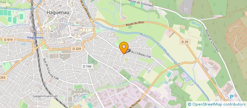 localisation de l'entreprise SCI MTH  HAGUENAU