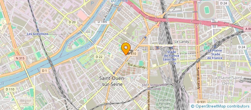 localisation de l'entreprise SCI MTH à SAINT-OUEN-SUR-SEINE
