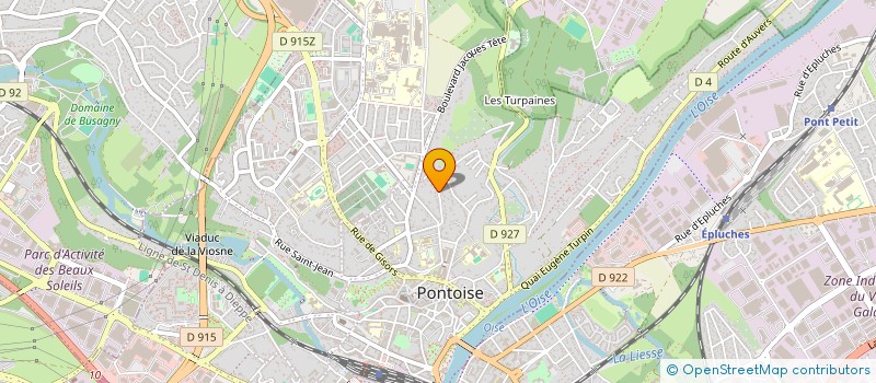 localisation de l'entreprise SCI MTH FIRST  PONTOISE