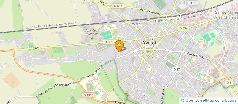 localisation de l'entreprise SCI MTI-IMMOBILIER  YVETOT